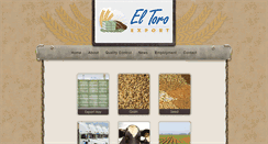 Desktop Screenshot of eltoroexport.com